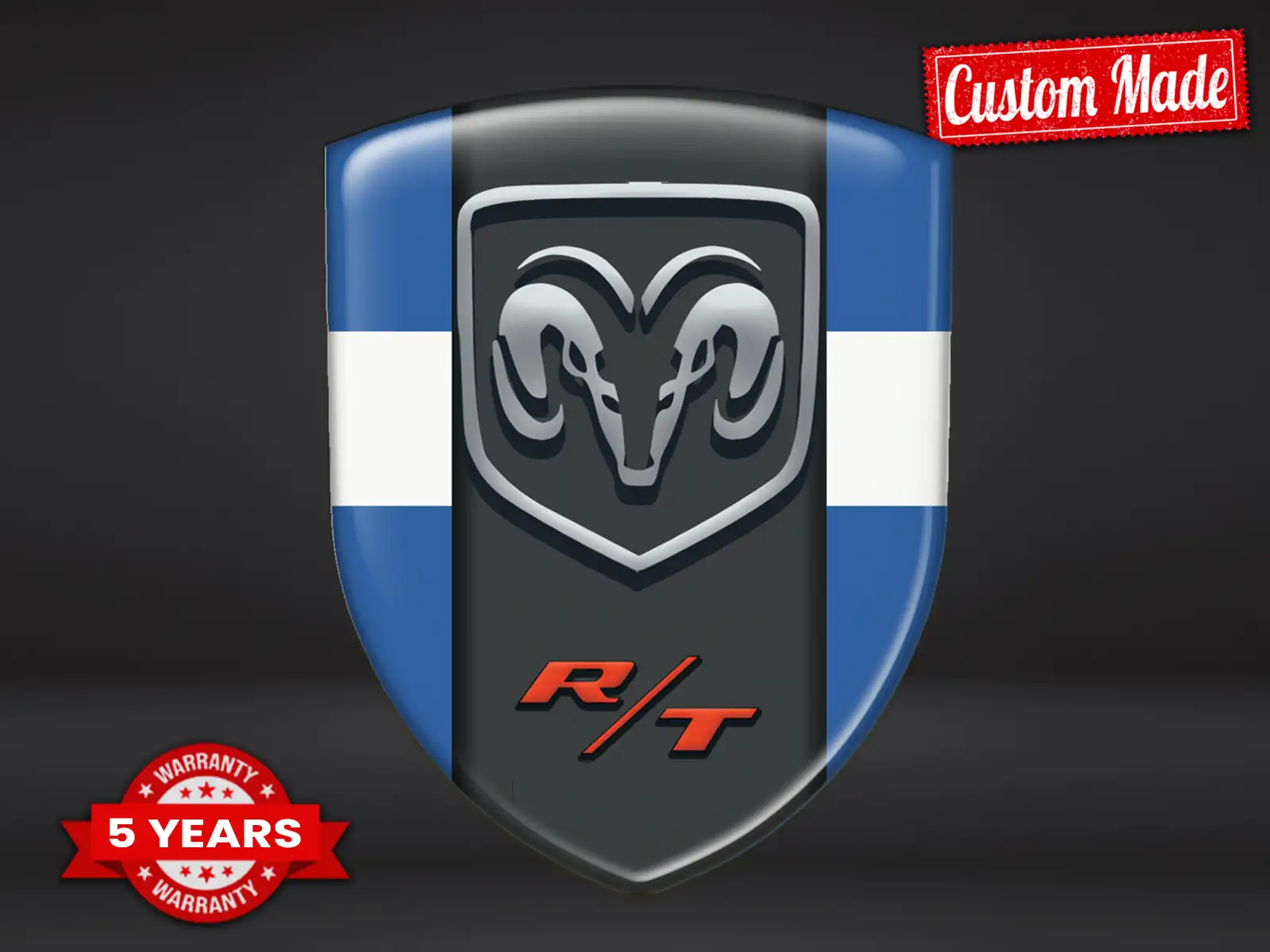 Dodge Fenstersticker Robust Max Professionell Design